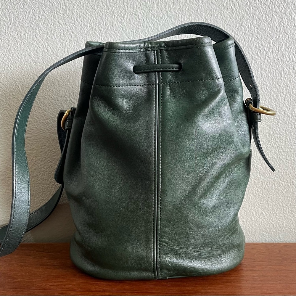 Vintage Bottle Green Coach Thompson Drawstring - Style 4151 - Picture 2 of 15